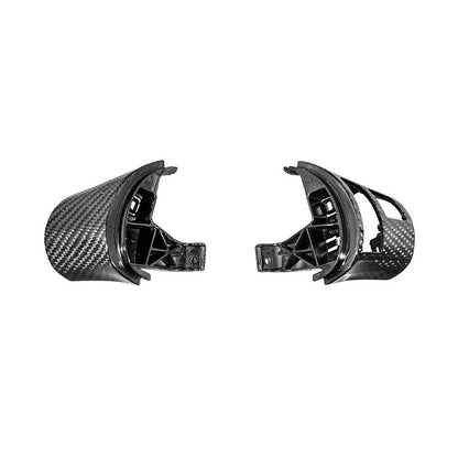 2006-13 Corvette C6 CARBON FIBER Perforated Leather Red Stripe Steering Wheel image 51