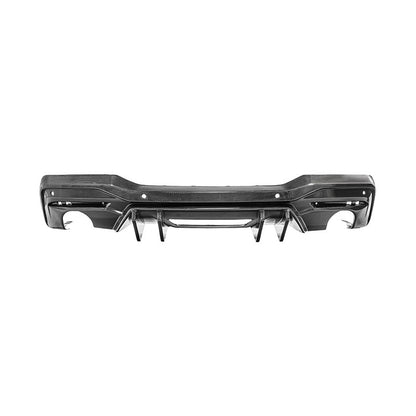 2024-Up Ford Mustang Performance V2 Carbon Fiber Rear Bumper Dual Tip Diffuser image 3