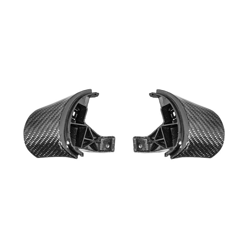 2006-13 Corvette C6 CARBON FIBER Perforated Leather Red Stripe Steering Wheel image 49