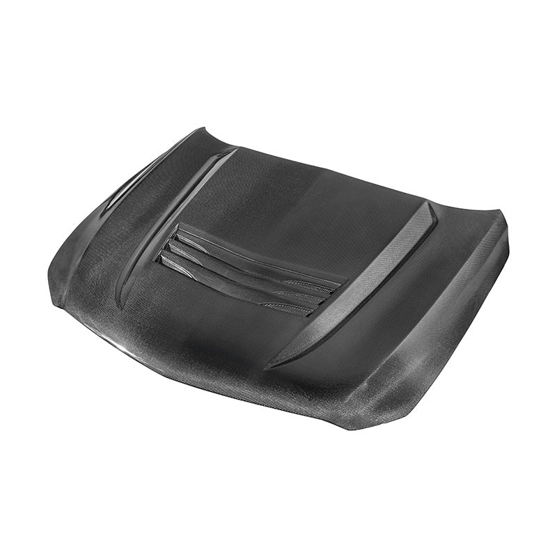 2020-Up Cadillac CT5 V | Blackwing CARBON FIBER Front Bumper Hood Vented Cover image 2