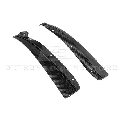 2016-19 Cadillac ATS-V Track Package Dry carbon Fiber Front Lip Side Wheel Arch image 10