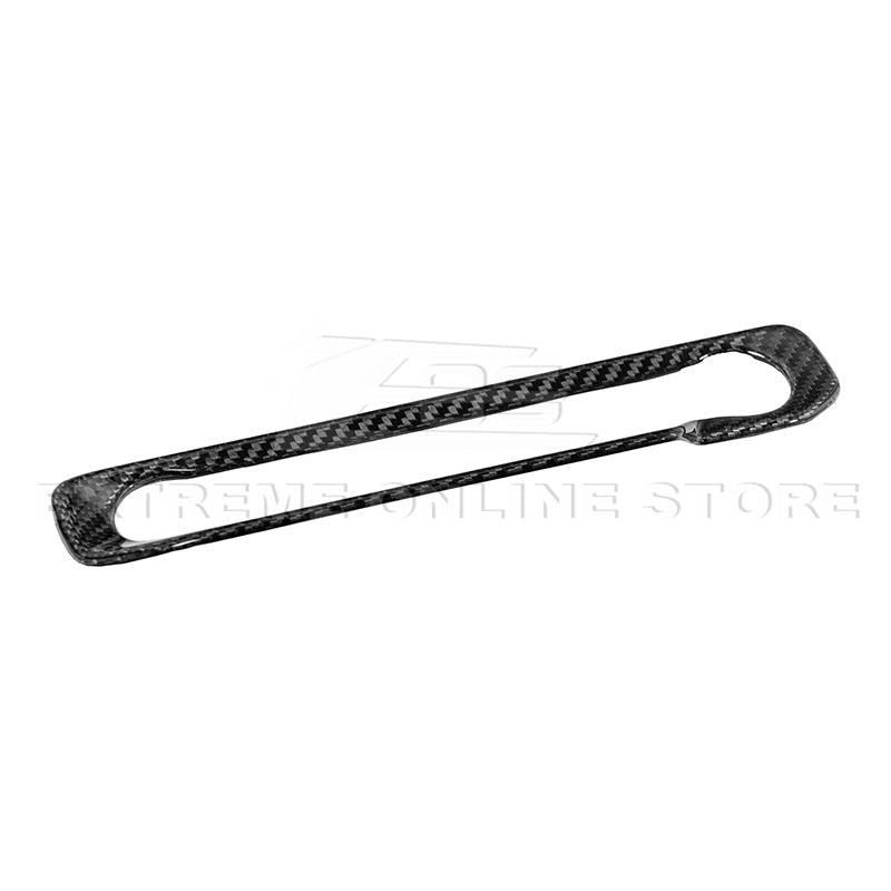 2024+ Ford Mustang DRY CARBON FIBER AC Control Panel Cover image 1