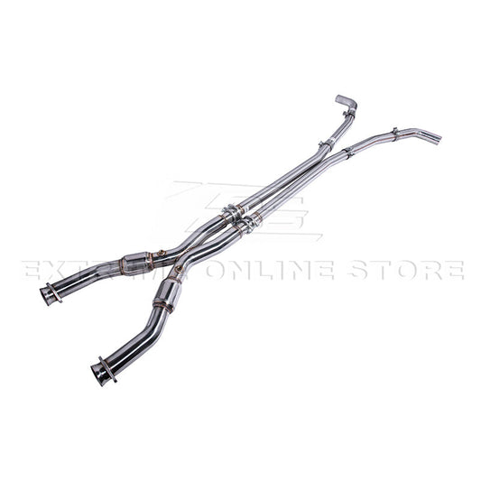 2009-2014 Cadillac CTS-V 6.2L V8 Coupe Resonated Mid Pipe image 1