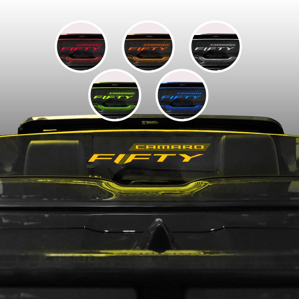 WindRestrictor® Camaro Convertible Rear Add On Wind Deflector image 22