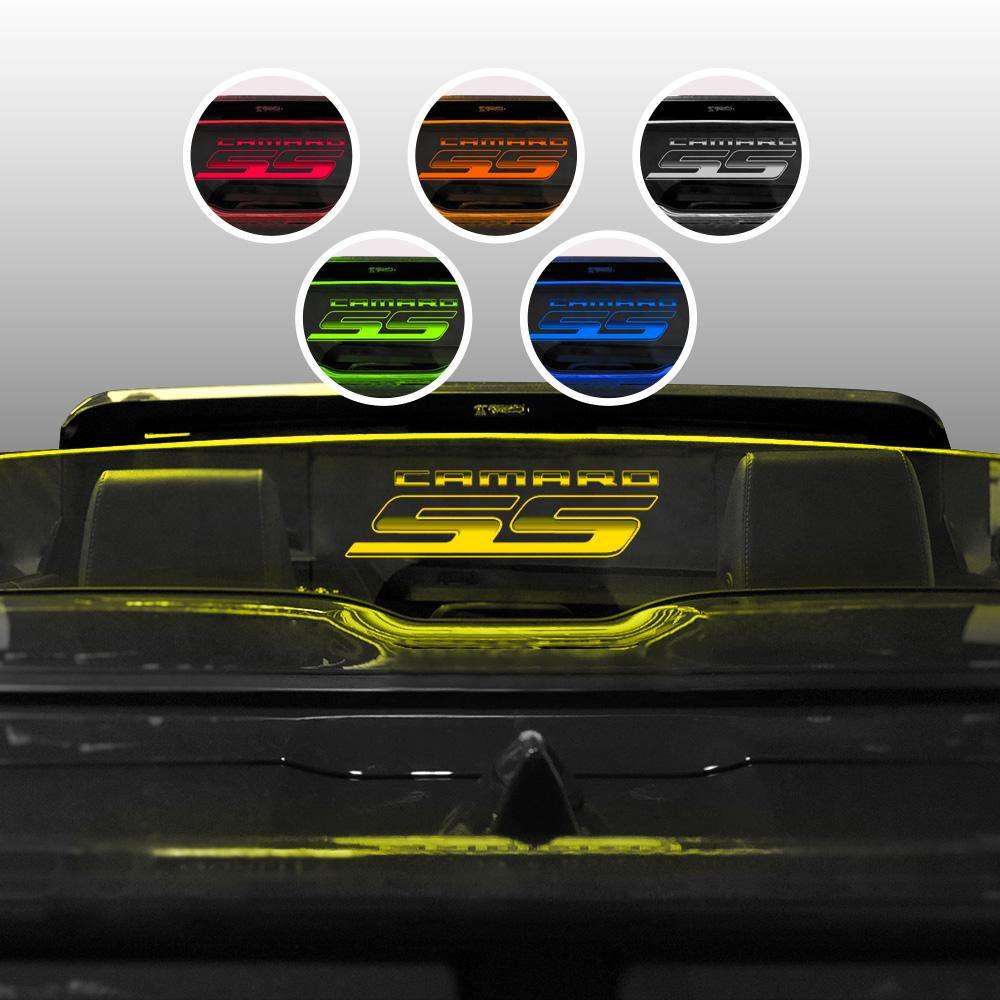 WindRestrictor® Camaro Convertible Rear Add On Wind Deflector image 27