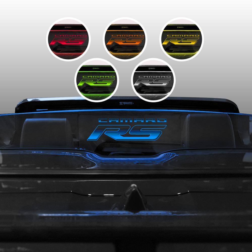 WindRestrictor® Camaro Convertible Rear Add On Wind Deflector image 28