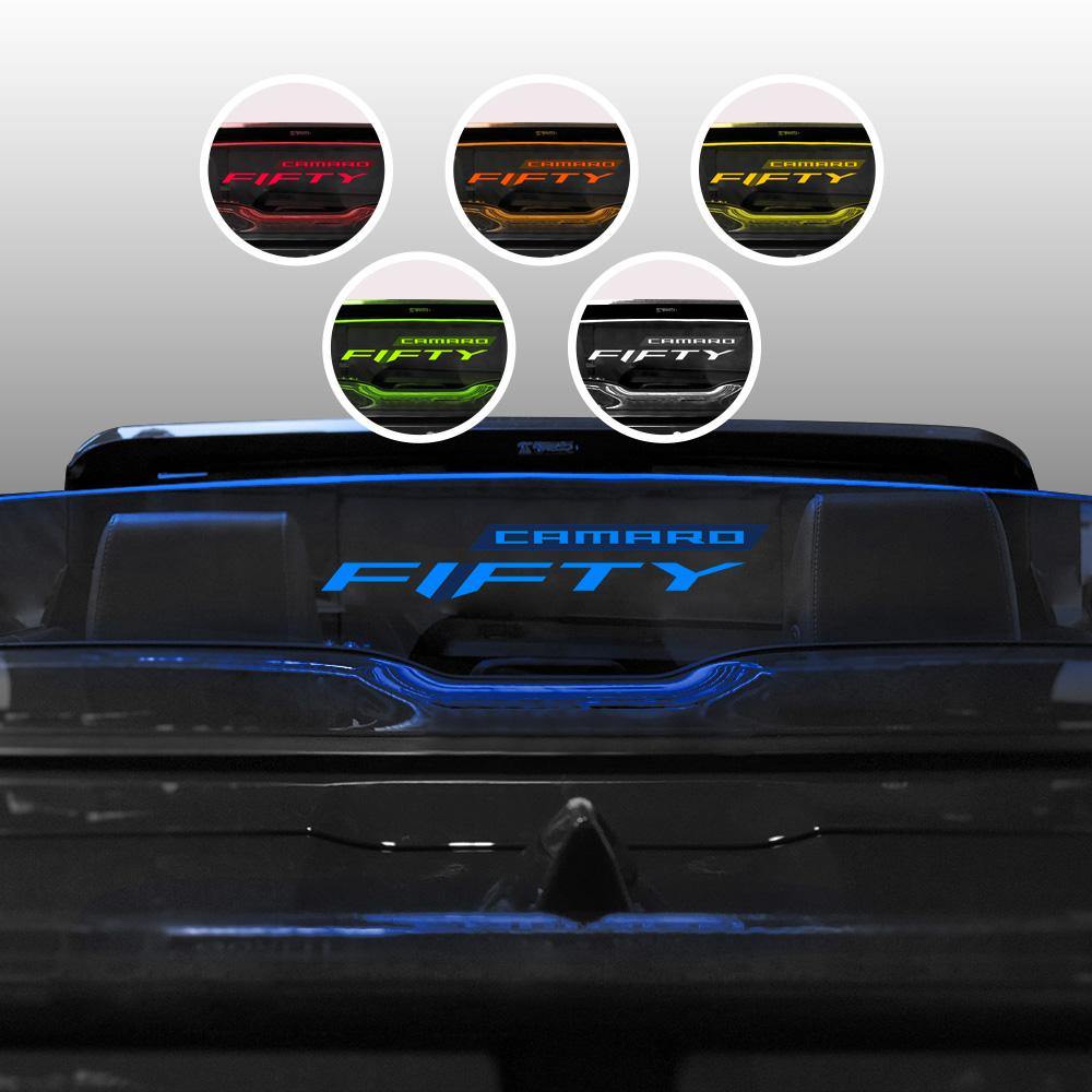 WindRestrictor® Camaro Convertible Rear Add On Wind Deflector image 23