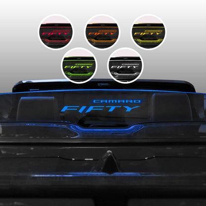 WindRestrictor® Camaro Convertible Rear Add On Wind Deflector image 23