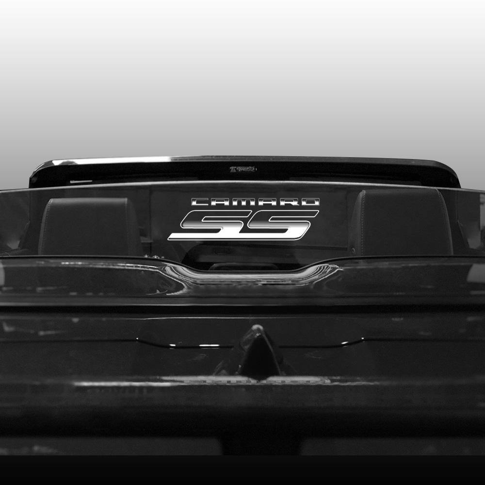 WindRestrictor® Camaro Convertible Rear Add On Wind Deflector image 9