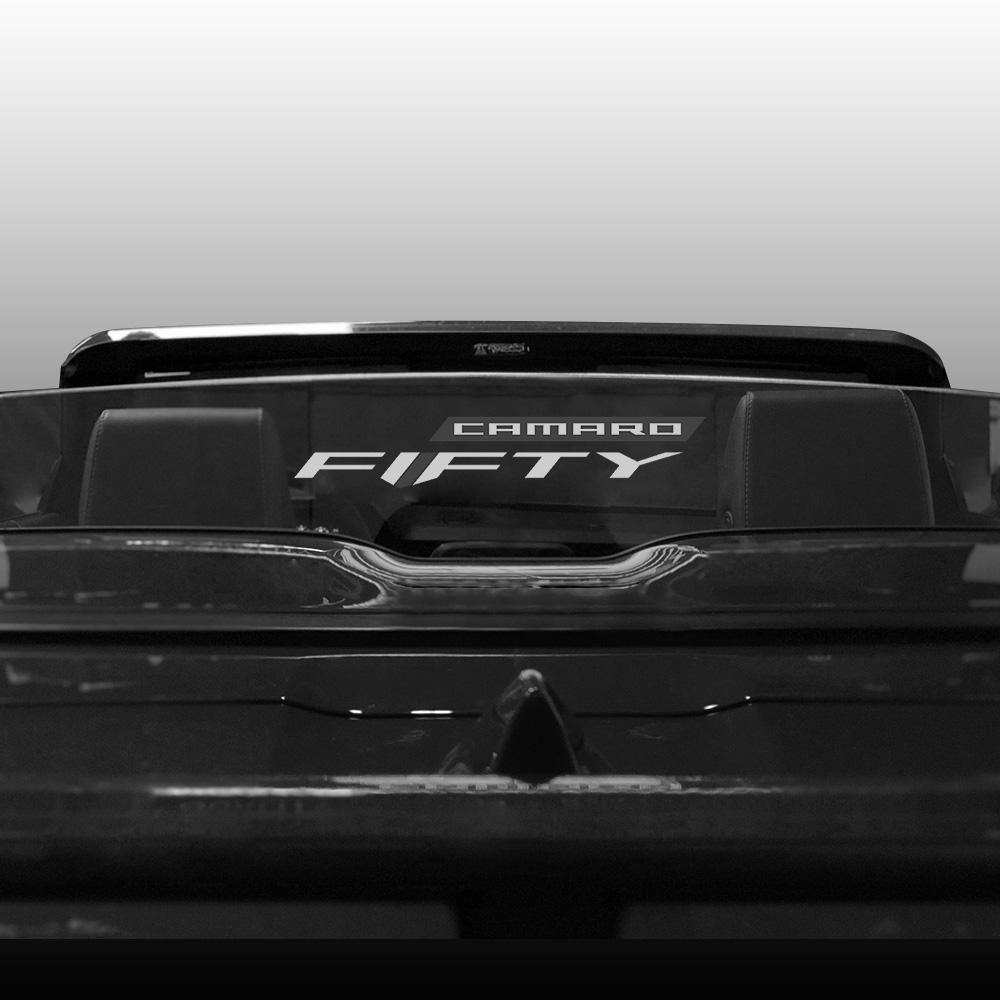 WindRestrictor® Camaro Convertible Rear Add On Wind Deflector image 8