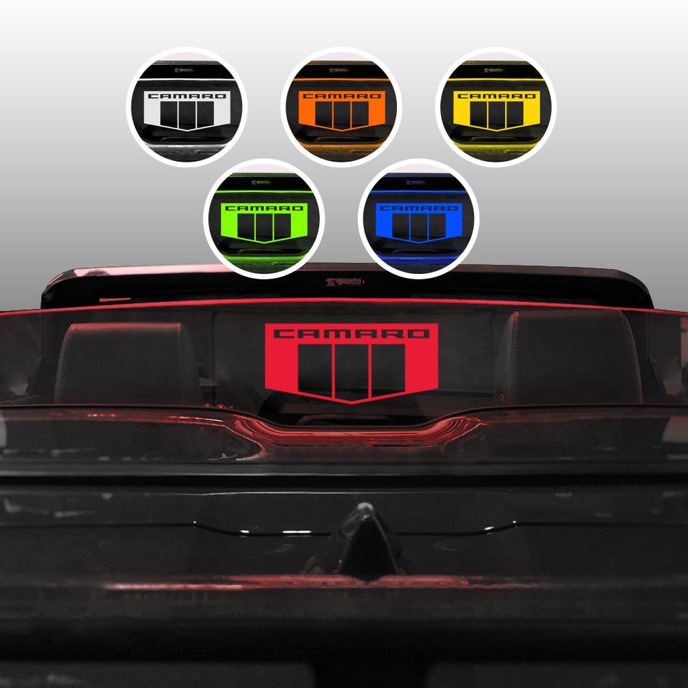 WindRestrictor® Camaro Convertible Rear Add On Wind Deflector image 17