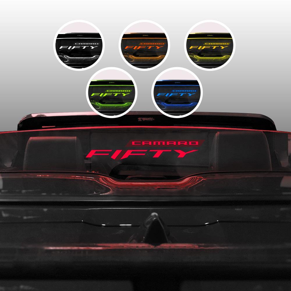 WindRestrictor® Camaro Convertible Rear Add On Wind Deflector image 20