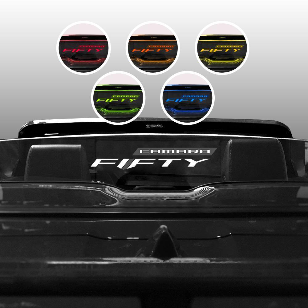 WindRestrictor® Camaro Convertible Rear Add On Wind Deflector image 21