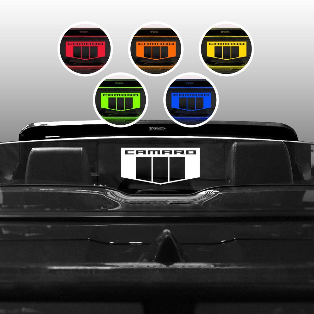 WindRestrictor® Camaro Convertible Rear Add On Wind Deflector image 18