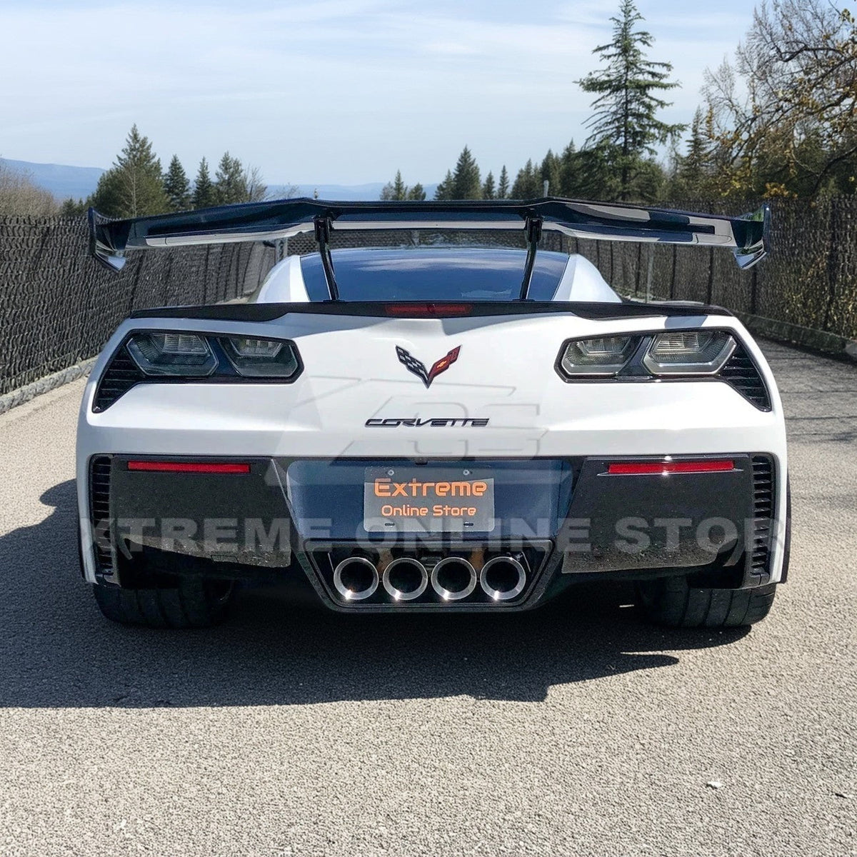 Corvette C7 ZR1 ZTK Conversion Rear Spoiler High Wing image 7