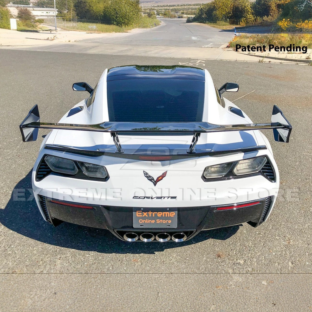 Corvette C7 ZR1 ZTK Conversion Rear Spoiler High Wing image 8