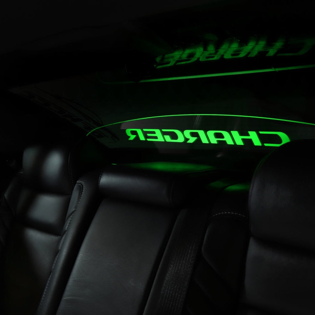 WindRestrictor® 2006-Up Dodge Charger Rear Add On Glow Plate image 5