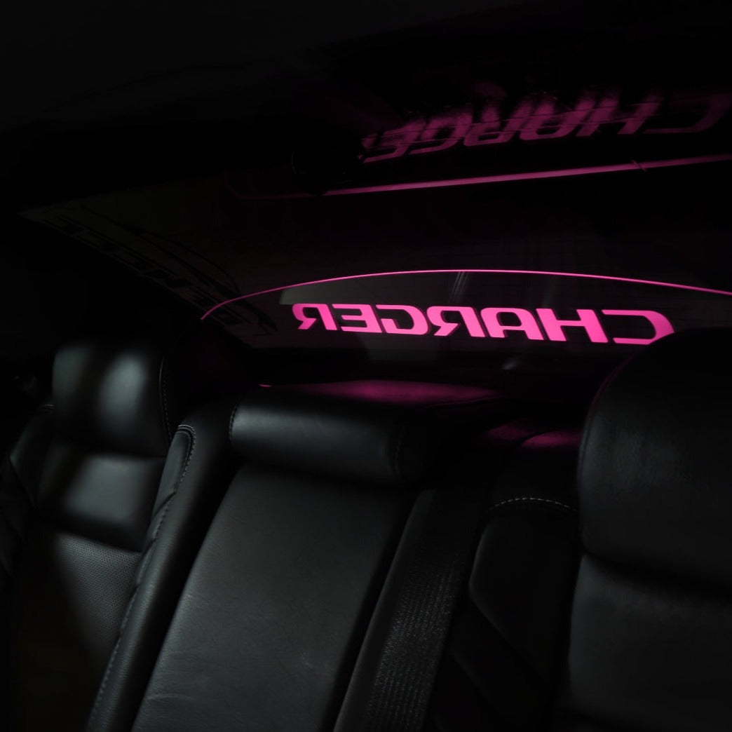 WindRestrictor® 2006-Up Dodge Charger Rear Add On Glow Plate image 7