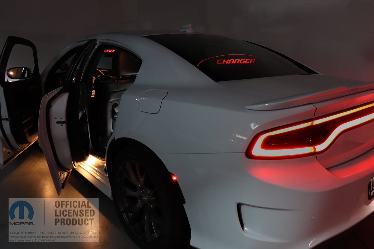 WindRestrictor® 2006-Up Dodge Charger Rear Add On Glow Plate image 11