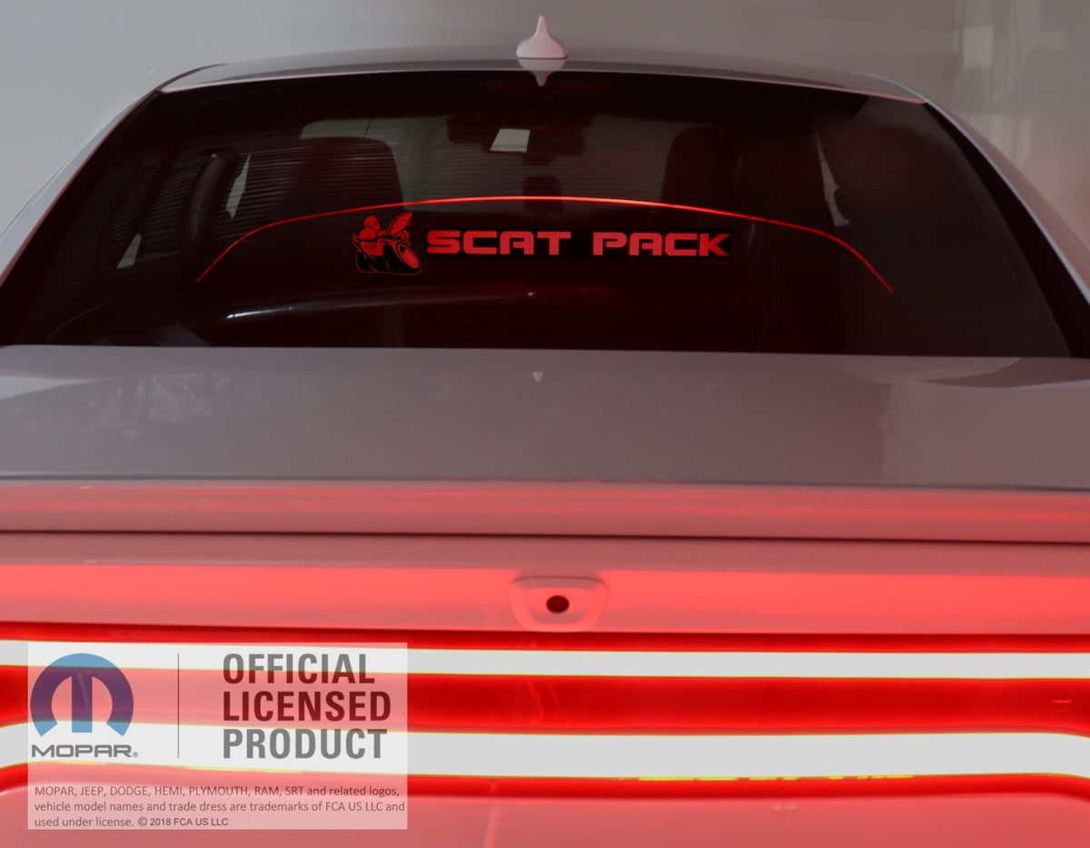 WindRestrictor® 2006-Up Dodge Charger Rear Add On Glow Plate image 12