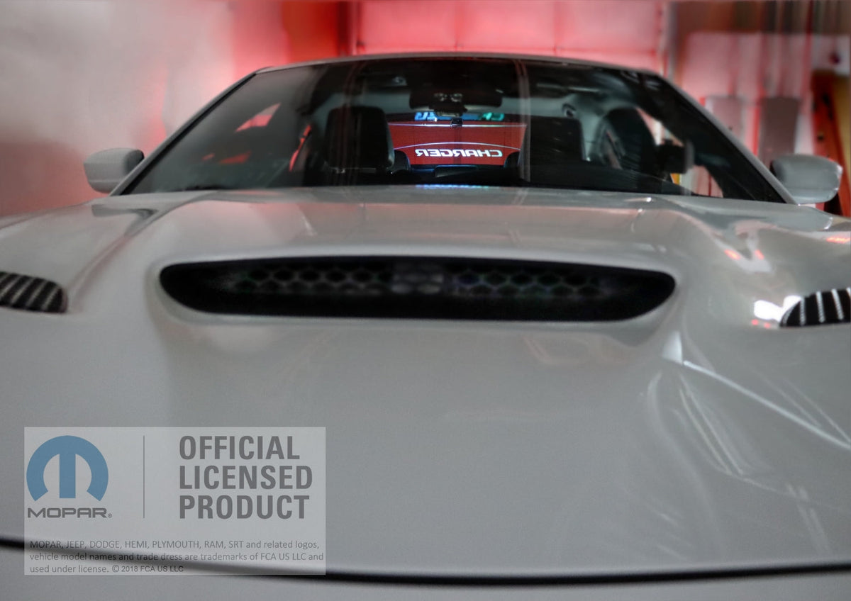 WindRestrictor® 2006-Up Dodge Charger Rear Add On Glow Plate image 2