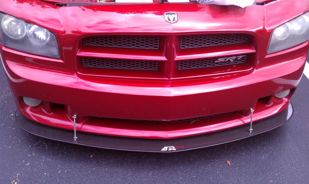 Carbon Fiber Front Wind Splitter- 2006-2010 Dodge Charger SRT-8