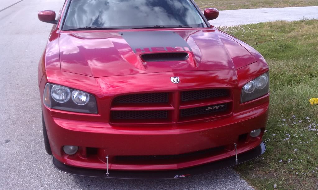 Carbon Fiber Front Wind Splitter- 2006-2010 Dodge Charger SRT-8