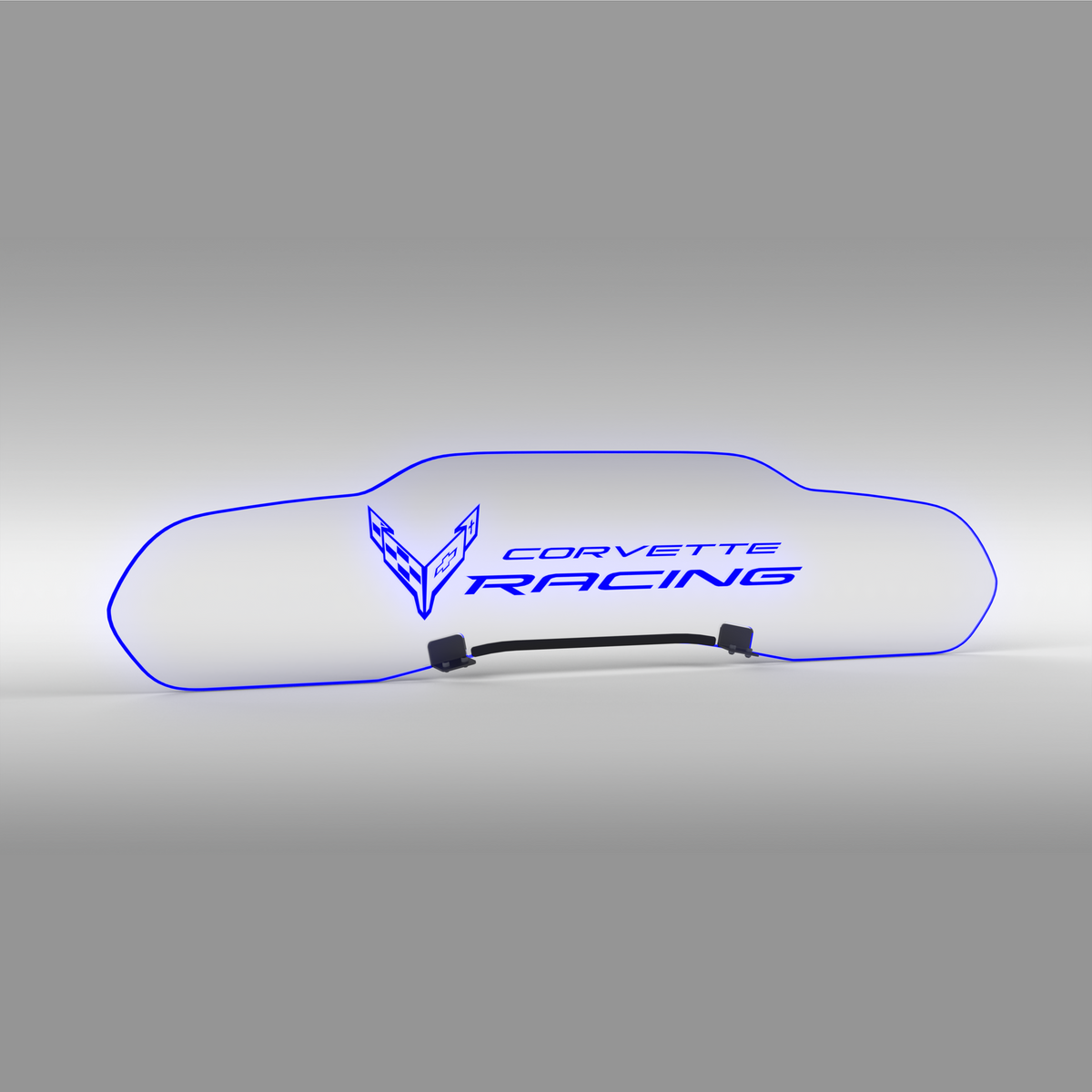 WindRestrictor® C8 Coupe Rear Add On Glow Plate image 23