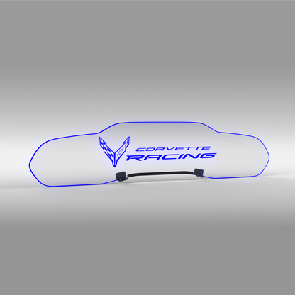 WindRestrictor® C8 Coupe Rear Add On Glow Plate image 23