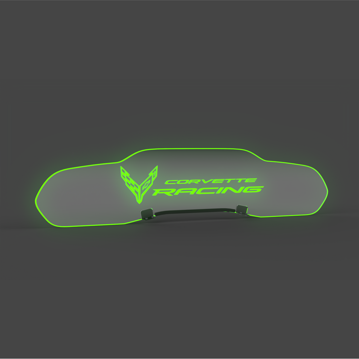 WindRestrictor® C8 Coupe Rear Add On Glow Plate image 21