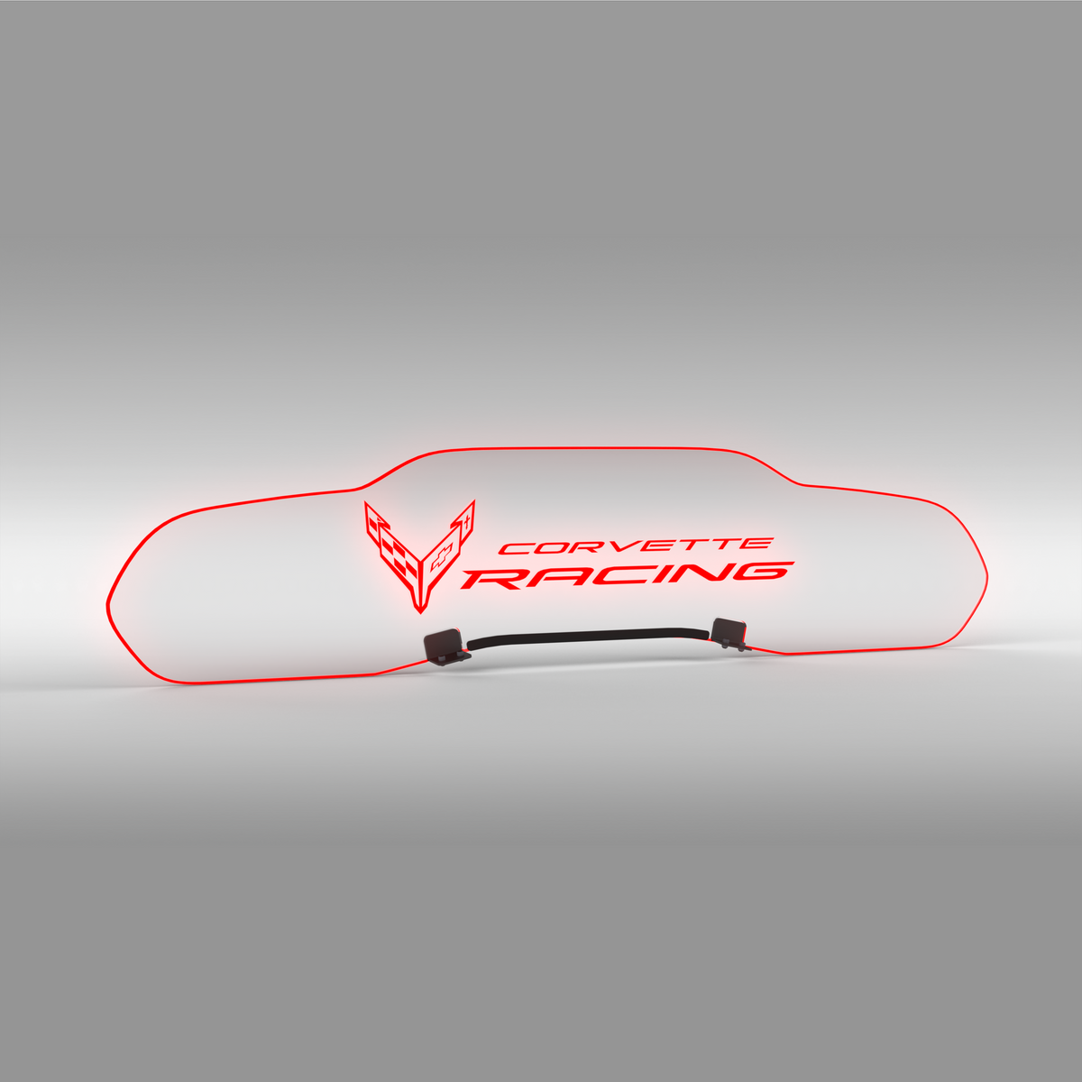 WindRestrictor® C8 Coupe Rear Add On Glow Plate image 24