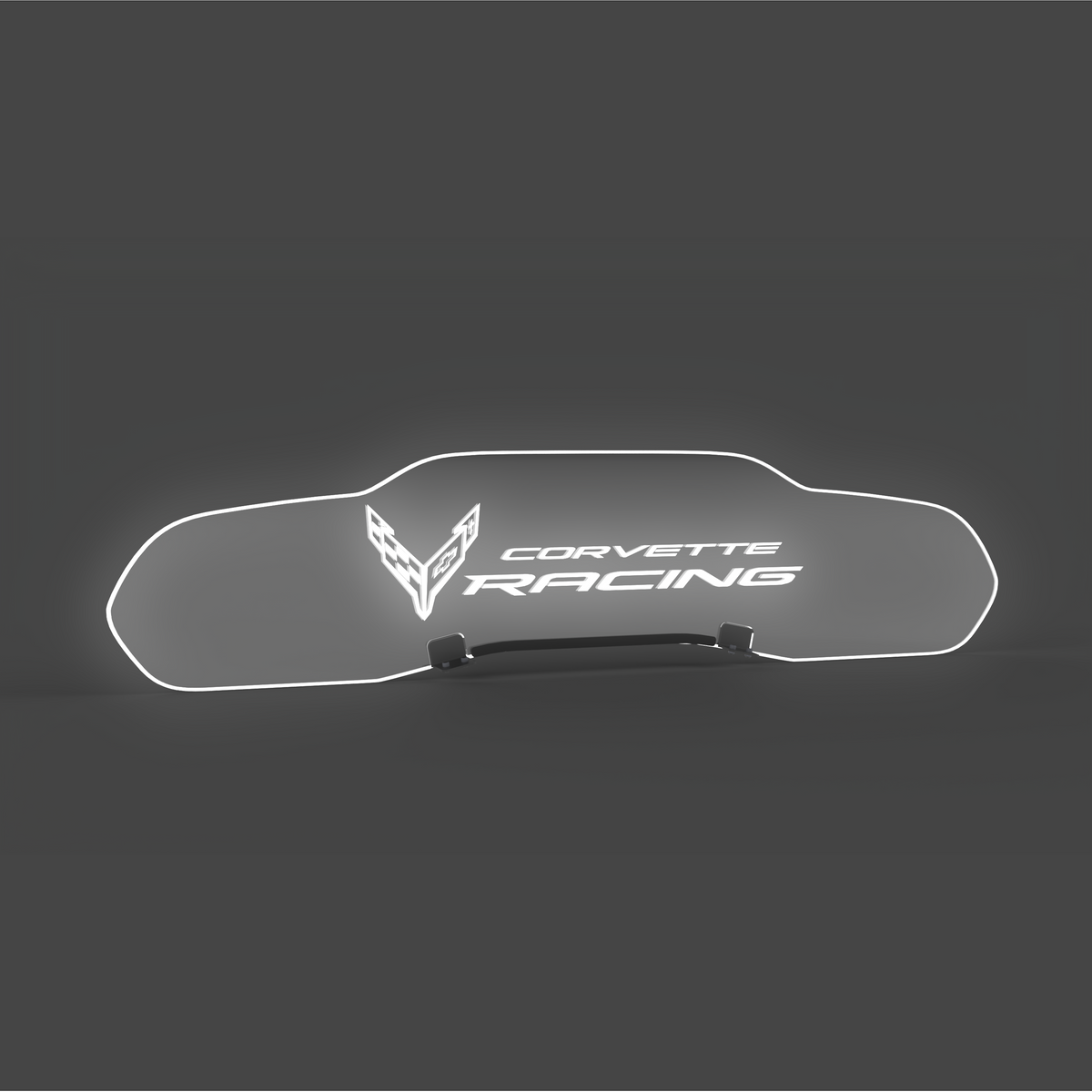 WindRestrictor® C8 Coupe Rear Add On Glow Plate image 22