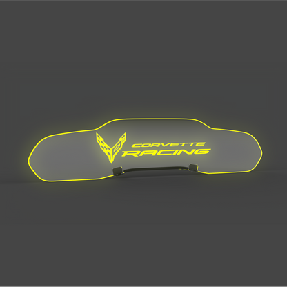 WindRestrictor® C8 Coupe Rear Add On Glow Plate image 20
