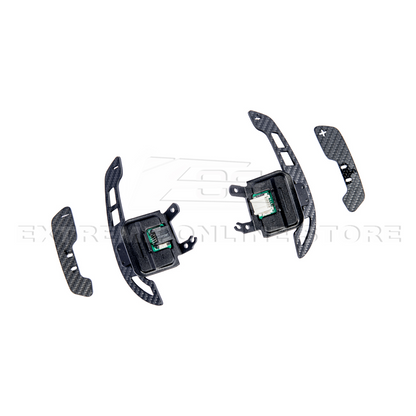 2020-Up Corvette C8 Steering Wheel Magnetic Paddle Shifter Pair image 6