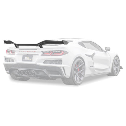 Chevrolet Corvette C8 Z06 DRY CARBON FIBER Rear High Wing image 3