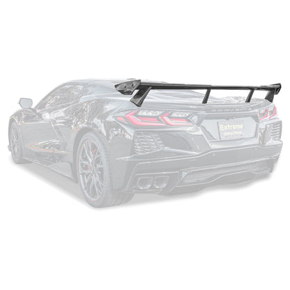 5VM Package Corvette C8 Stingray DRY CARBON FIBER Rear Spoiler image 1