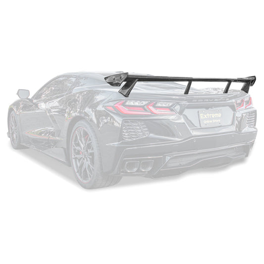 5VM Package Corvette C8 Stingray DRY CARBON FIBER Rear Spoiler image 1
