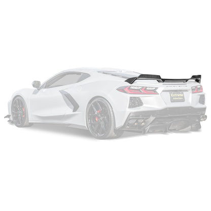 Z51 Wickerbill Package Corvette C8 Stingray Rear Trunk Spoiler image 48