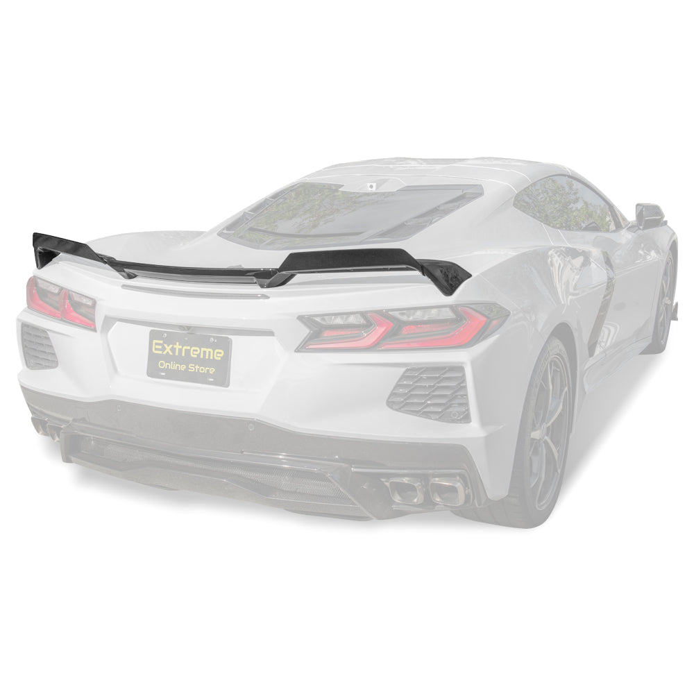 Z51 Wickerbill Package Corvette C8 Stingray Rear Trunk Spoiler image 31