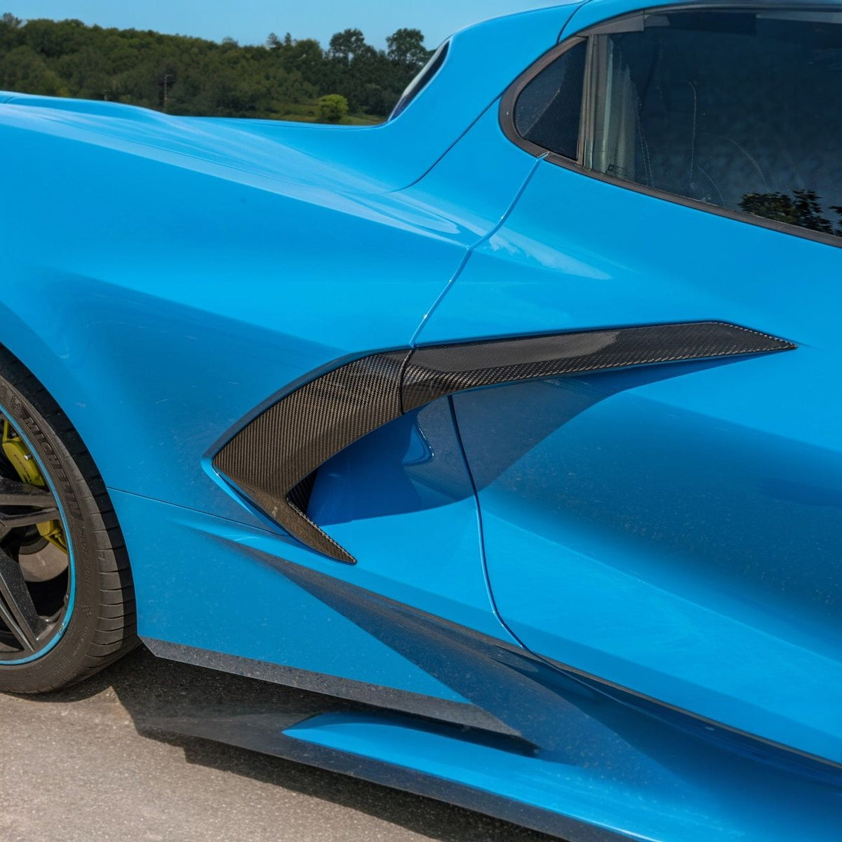 Corvette C8 Carbon Fiber Replacement Side Door Handles image 10
