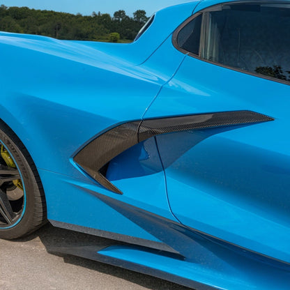 Corvette C8 Carbon Fiber Replacement Side Door Handles image 10