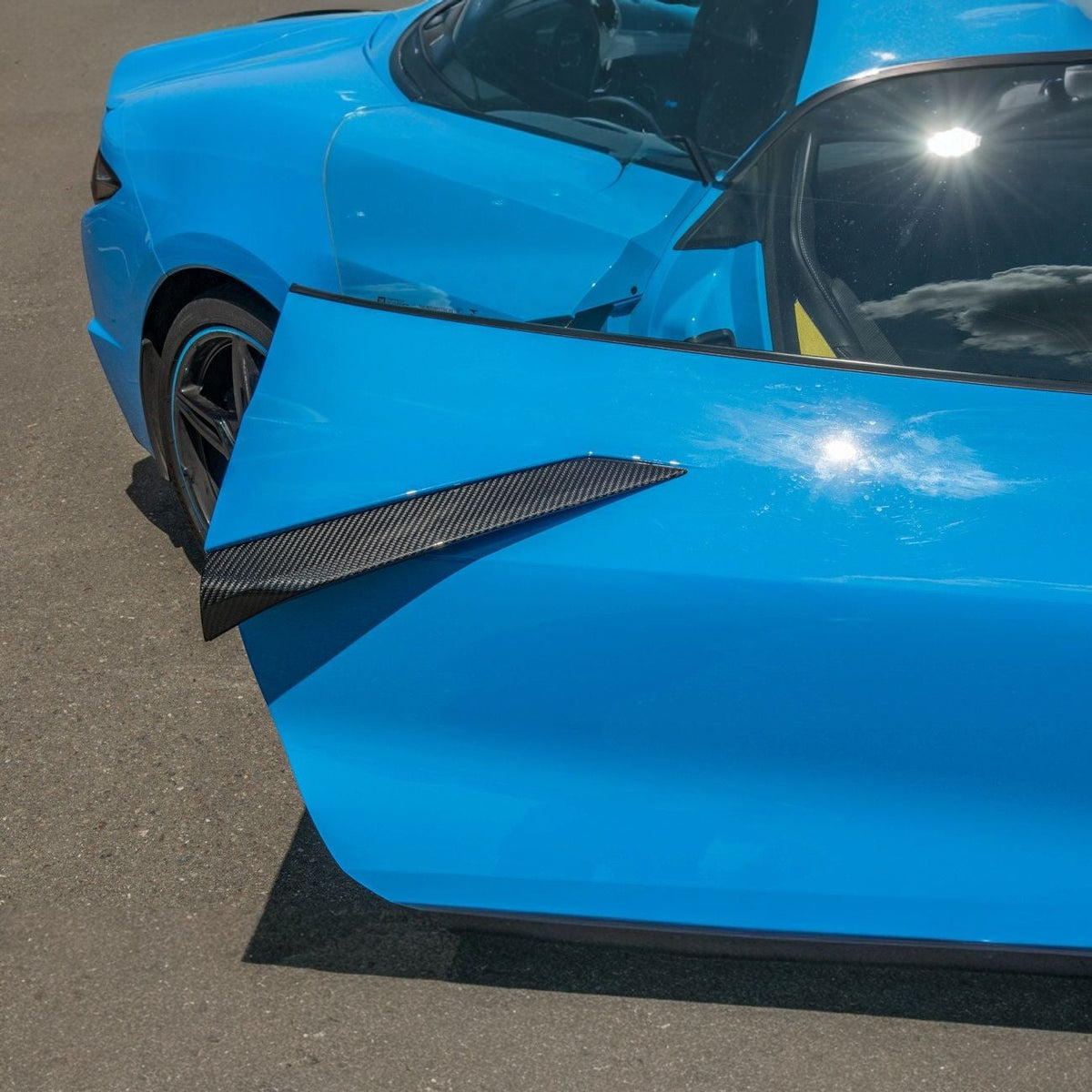 Corvette C8 Carbon Fiber Replacement Side Door Handles image 12