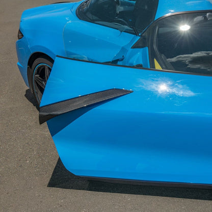 Corvette C8 Carbon Fiber Replacement Side Door Handles image 12