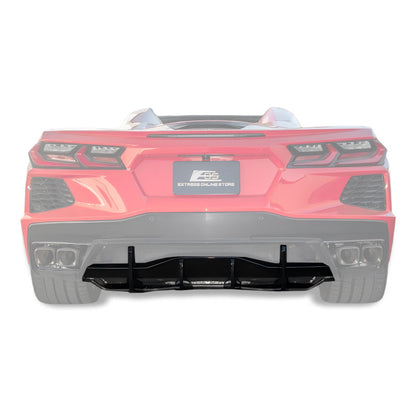 Corvette C8 Rear Bumper Add-On Diffuser Lip image 1