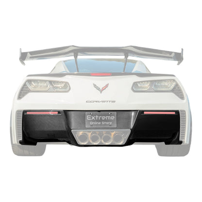 Corvette C7 DRY CARBON FIBER Rear Bumper Diffuser image 1