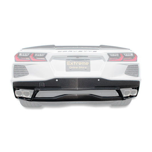 Chevrolet Corvette C8 DRY CARBON FIBER Rear Diffuser image 1