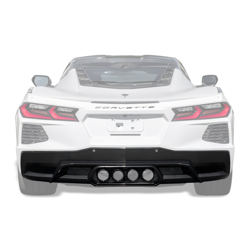 Corvette C8 Z06 Package Rear Center Quad Exit Diffuser image 1