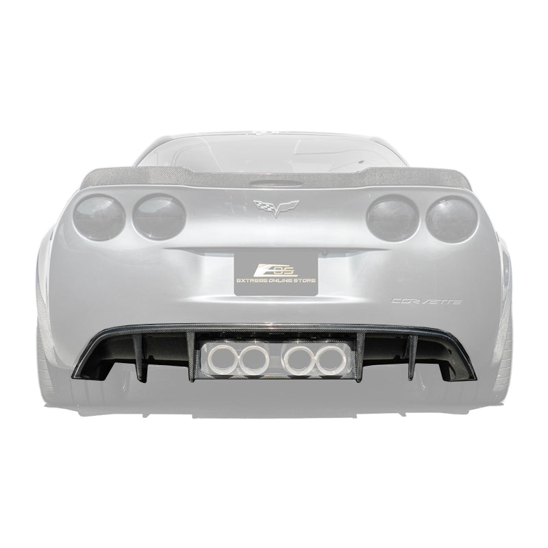 2005-13 Corvette C6 Rear Bumper Diffuser image 1