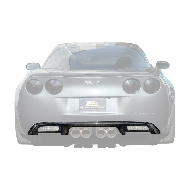 2005-13 Corvette C6 Rear Bumper Diffuser image 1