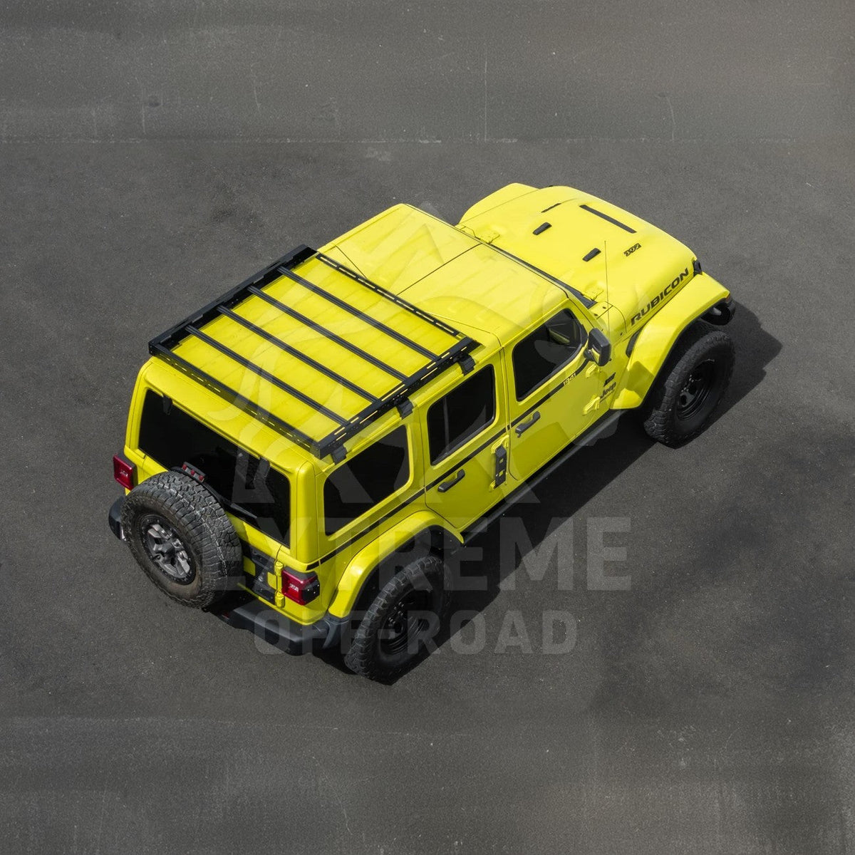 2018-Up Jeep Wrangler JL Carbon Steel Black Top Roof Cargo Rack image 11